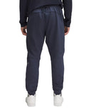 LULULEMON Textured Double - Knit Cotton Jogger Regular Heathered True Navy/Black - Unmatched Kicks - LULULEMON