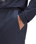 LULULEMON Textured Double - Knit Cotton Jogger Regular Heathered True Navy/Black - Unmatched Kicks - LULULEMON