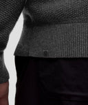 LULULEMON Textured Knit Classic - Fit Crewneck Sweater Heathered Black - Unmatched Kicks - LULULEMON