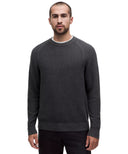 LULULEMON Textured Knit Classic - Fit Crewneck Sweater Heathered Black - Unmatched Kicks - LULULEMON
