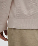 LULULEMON Textured Knit Classic - Fit Crewneck Sweater Heathered Natural Ivory - Unmatched Kicks - LULULEMON