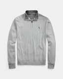 Luxury Jersey Quarter - Zip Pullover Andover Heather - Unmatched Kicks - ralph lauren