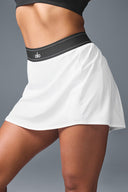 Match Point Tennis Skirt White - Unmatched Kicks-ALO
