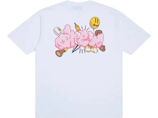 DREW HOUSE DOODLE JOY WHITE TEE
