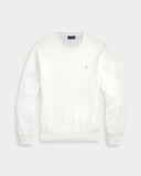 Mesh-Knit Cotton Crewneck Sweater Deckwash White - Unmatched Kicks-ralph lauren