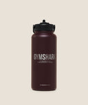 Metal Insulated Straw Bottle 1L Cherry Purple - Unmatched Kicks-GYMSHARK