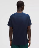 Metal Vent Tech Short-Sleeve Shirt Club Blue/Club Blue - Unmatched Kicks-LULULEMON