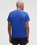 Metal Vent Tech Short-Sleeve Shirt Ocean Wave/Beach Ball Blue - Unmatched Kicks-LULULEMON