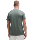Metal Vent Tech Short - Sleeve Shirt Pine Grey/Palm Deco - Unmatched Kicks - LULULEMON