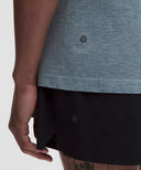 Metal Vent Tech Short-Sleeve Shirt Polo Pastel/Steel Blue - Unmatched Kicks-LULULEMON