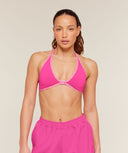 Micro Logo Clasp Minimal Bra light support Super - Set Pink - Unmatched Kicks - GYMSHARK
