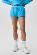 Mid-Rise Go Time Short Azure Blue - Unmatched Kicks-ALO