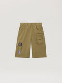Military Patch Bermuda Shorts - Unmatched Kicks - Palm Angeles