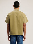 Military Patch Zipped Shirt - Unmatched Kicks - Palm Angeles
