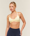 Minimal Sports Bra 2.0 light support Butter Yellow - Unmatched Kicks-GYMSHARK