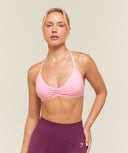 Minimal Sports Bra 2.0 light support Poise Pink - Unmatched Kicks-GYMSHARK
