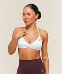 Minimal Sports Bra 2.0 light support White - Unmatched Kicks-GYMSHARK