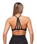 Minimal Sports Bra light support Black - Unmatched Kicks - GYMSHARK