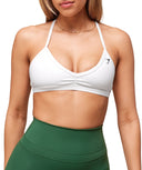 Minimal Sports Bra light support White - Unmatched Kicks - GYMSHARK