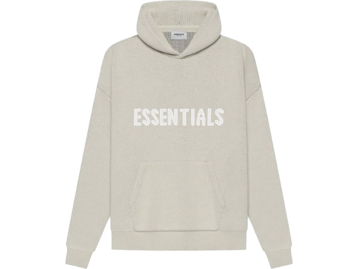 Fear of God Essentials Knit Pullover Hoodie MOSS