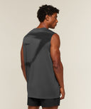Motion Blur Graphic Tank oversized fit Onyx Grey - Unmatched Kicks-GYMSHARK