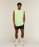 Motion Blur Graphic Tank oversized fit Pace Green - Unmatched Kicks-GYMSHARK