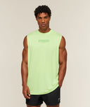Motion Blur Graphic Tank oversized fit Pace Green - Unmatched Kicks-GYMSHARK