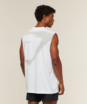 Motion Blur Graphic Tank oversized fit White - Unmatched Kicks-GYMSHARK