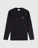 Muskoka Long - Sleeve Tee - Garment Dyed Black - Unmatched Kicks - 