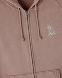 Muskoka Raglan Full - Zip Hoodie - Clay Pink - Unmatched Kicks - OVO