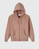 Muskoka Raglan Full - Zip Hoodie - Clay Pink - Unmatched Kicks - 