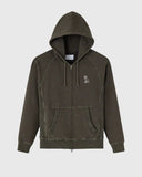 Muskoka Raglan Full - Zip Hoodie - Deep Olive - Unmatched Kicks - 