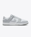 NIKE DUNK LOW RETRO WHITE/LIGHT SMOKE GREY-WHITE - Unmatched Kicks-Dunks