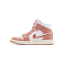 Nike Wmns Air Jordan 1 Mid SE 'Red Stardust' - Unmatched Kicks - Jordans