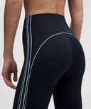 Nulux Side-Stripe High-Rise Tight 25" True Navy/Seafoam/White/Beach Ball Blue - Unmatched Kicks-LULULEMON