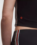 Nulux Side-Stripe Tank Top with Pocket Light Support, B/C Cup Black/Sand/White/Cherry Ember - Unmatched Kicks-LULULEMON