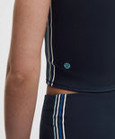 Nulux Side-Stripe Tank Top with Pocket Light Support, B/C Cup True Navy/Seafoam/White/Beach Ball Blue - Unmatched Kicks-LULULEMON
