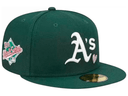 Oakland Athletics Quick Turn Team Heart 59FIFTY Green/White Fitted - Unmatched Kicks - new era caps