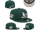Oakland Athletics Quick Turn Team Heart 59FIFTY Green/White Fitted - Unmatched Kicks - new era caps