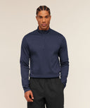 Off Duty 1/4 Zip regular Heavy Blue - Unmatched Kicks - GYMSHARK