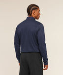 Off Duty 1/4 Zip regular Heavy Blue - Unmatched Kicks - GYMSHARK