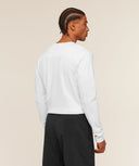 Off Duty Long Sleeve T-Shirt regular White - Unmatched Kicks - GYMSHARK