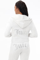OG Big Bling Velour Hoodie Angel - Unmatched Kicks - Juicy Couture