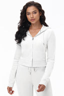 OG Big Bling Velour Hoodie Angel - Unmatched Kicks - Juicy Couture