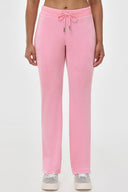 OG Big Bling Velour Track Pants Heritage Pink - Unmatched Kicks - Juicy Couture
