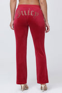 OG Big Bling Velour Track Pants Red Carpet - Unmatched Kicks - Juicy Couture