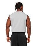 Olde English Tank oversized fit Bros Soft Grey Marl - Unmatched Kicks - GYMSHARK