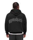 Olde English Zip Up Hoodie oversized fit Black - Unmatched Kicks - GYMSHARK