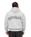 Olde English Zip Up Hoodie oversized fit Bros Soft Grey Marl - Unmatched Kicks - GYMSHARK