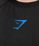 Onyx 5.0 Seamless Long Sleeve T-Shirt muscle fit Black/Onyx Grey - Unmatched Kicks - GYMSHARK